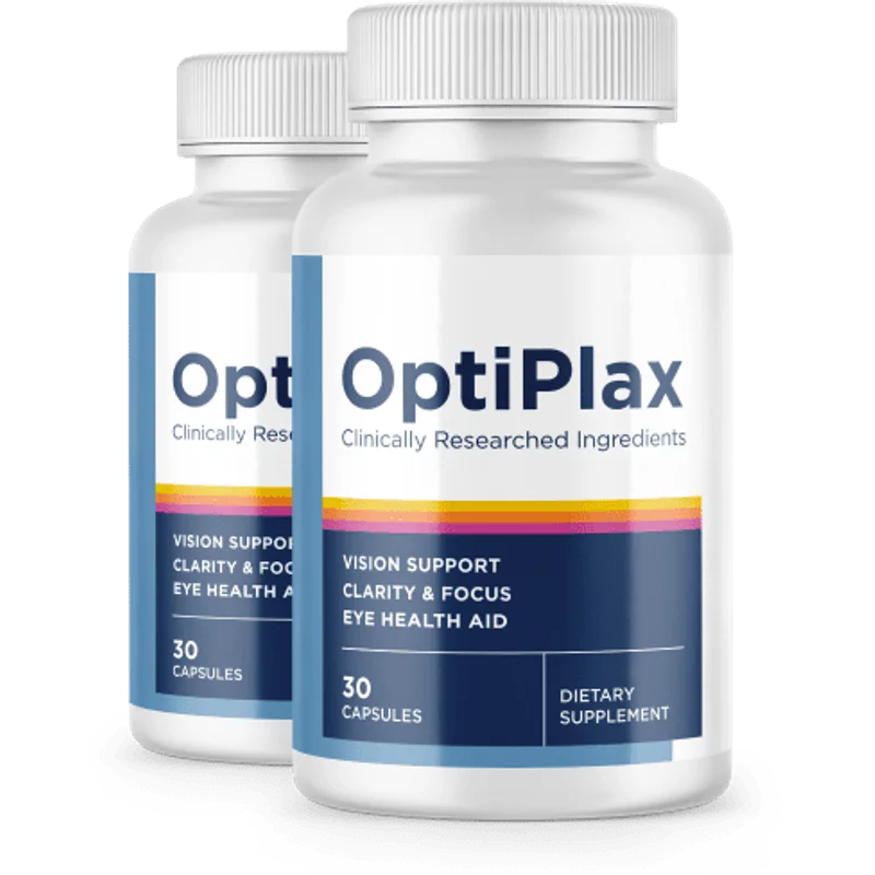 OptiPlax Natural Eye Health Formula — 2 Bottle / 60 Day Pack