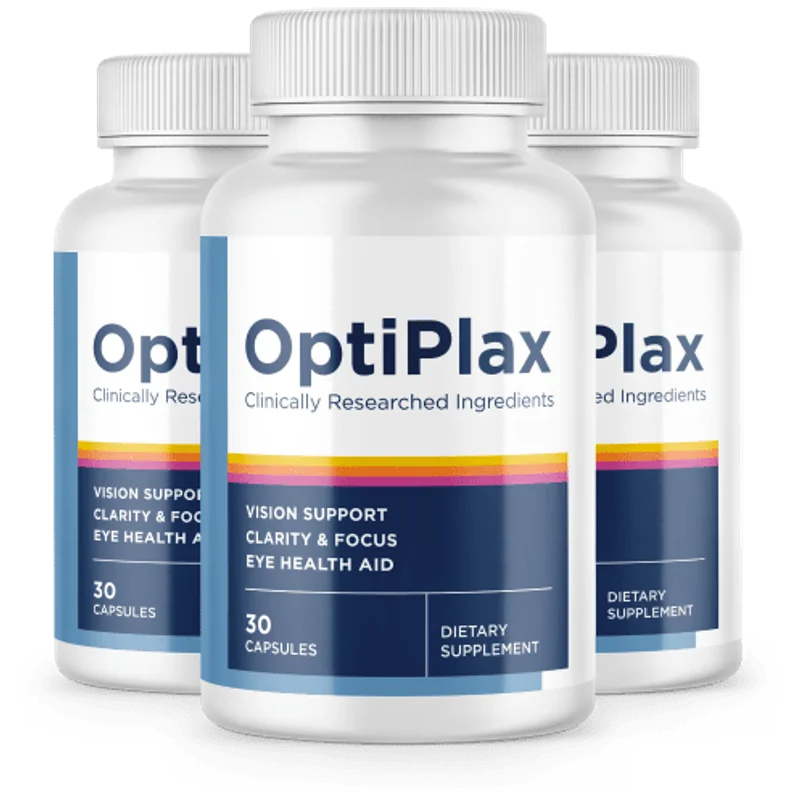 OptiPlax Natural Eye Health Formula — 3 Bottle / 90 Day Pack