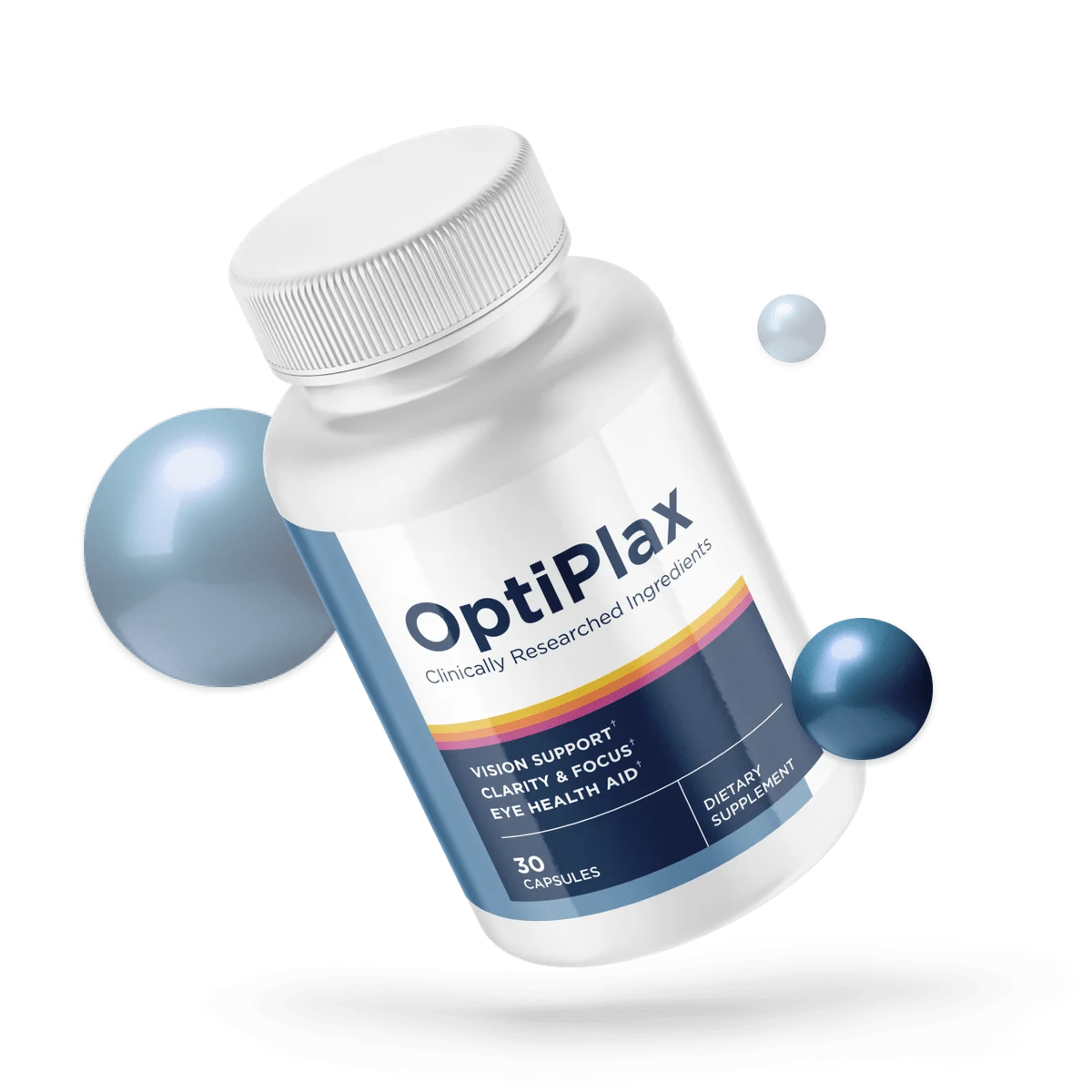 OptiPlax Natural Eye Health Formula — Front Label